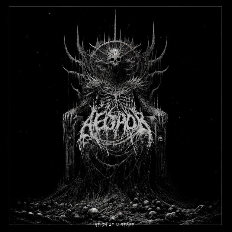 Reign of Disease album cover by Aegror Reign of Disease album cover by Aegror